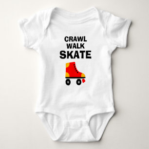 Body Para Bebê CRAWL WALK SKATE rolo giro skate carrinho de bebê