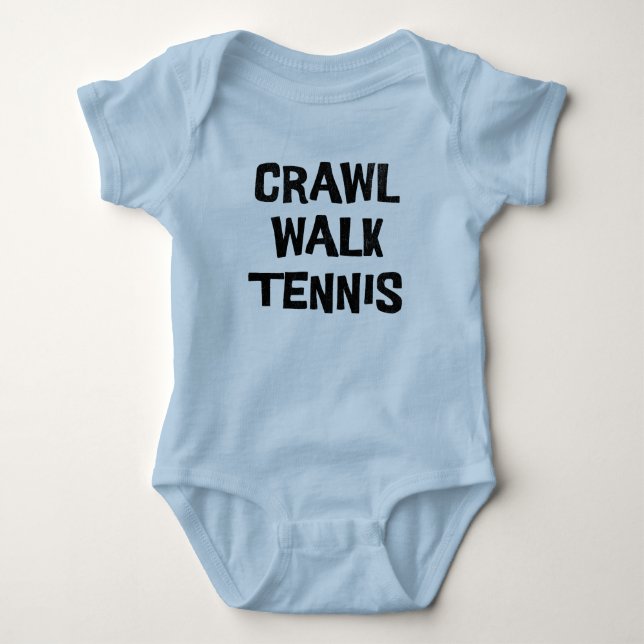 Body Para Bebê Crawl Walk Tênis Funny (Frente)
