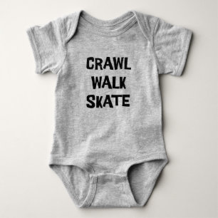 Body Para Bebê Crawl Walt Skate Engraçado Skateboard Baby