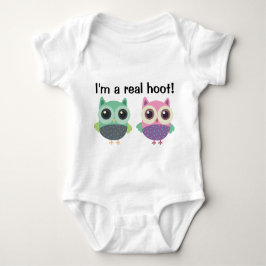 Body Para Bebê Creeper da criança da coruja
