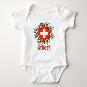 Body Para Bebê Creeper da criança de Gruezi