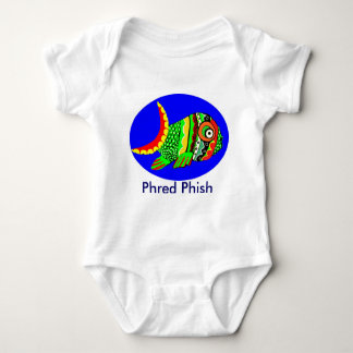 Body Para Bebê Creeper da criança de Phred Phish