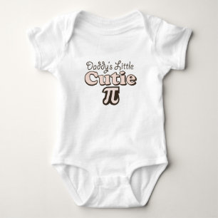 Body Para Bebê Creeper da criança do Cutie Pi do pai pouco