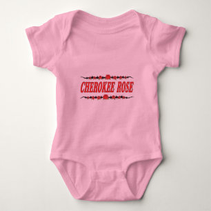 Body Para Bebê Creeper da criança do rosa Cherokee