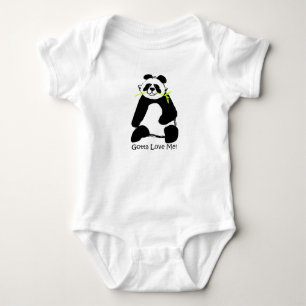 Body Para Bebê Creeper da criança do urso de panda