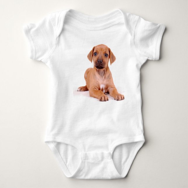 Body Para Bebê Creeper do bebê de Rhodesian Ridgeback (Frente)
