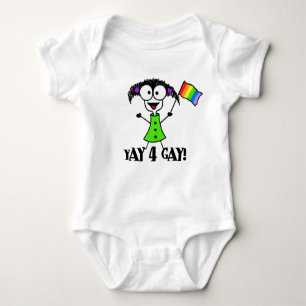 Body Para Bebê Creeper do gay de Yay 4