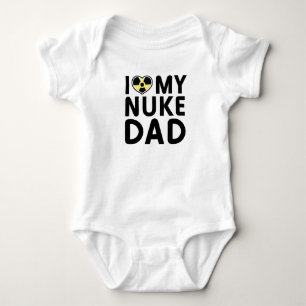 Body Para Bebê Creeper do pai das armas nucleares