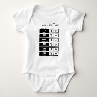 Body Para Bebê Creeper do Twink da mamã pouco