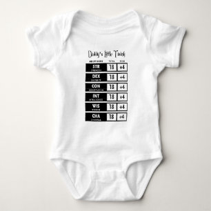 Body Para Bebê Creeper do Twink do pai pouco