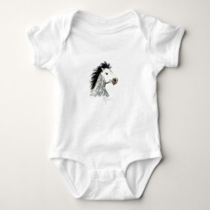 Body Para Bebê Creeper infantil de Onsie do cavalo do mustang