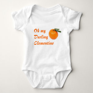 Body Para Bebê creeper infantil do onsie da clementina