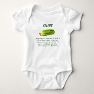 Body Para Bebê Creeper infantil do onsie do aipo