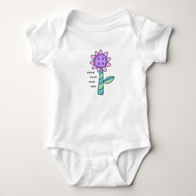 Body Para Bebê "Cresça ao Seu Modo"  (Frente)