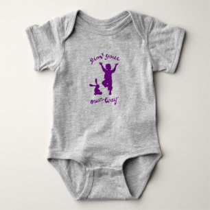 Body Para Bebê Cresça sua própria ioga criativa do ~ do bebê d