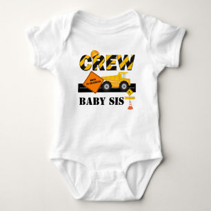 Body Para Bebê Criação Crew Bebê-Sis Bodyfit Palavra Personalizad