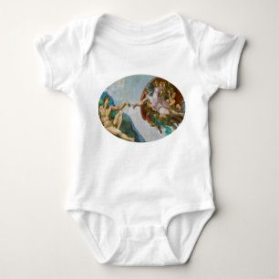 Body Para Bebê Criação de Adão - Michelangelo 1475 - 1564