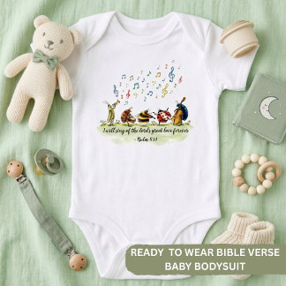 Body Para Bebê Criação Incrível de Deus • Besouro & Gafanhoto