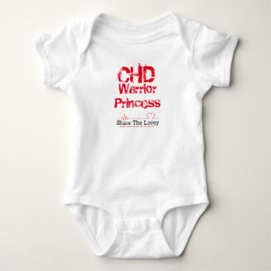 Body Para Bebê Criança CHD Warrior Princess