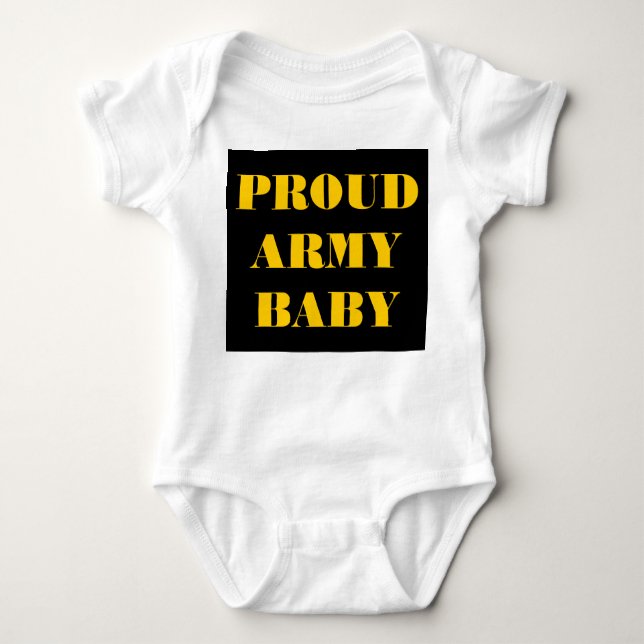 Body Para Bebê Criança Creeper Orud Army Baby (Frente)