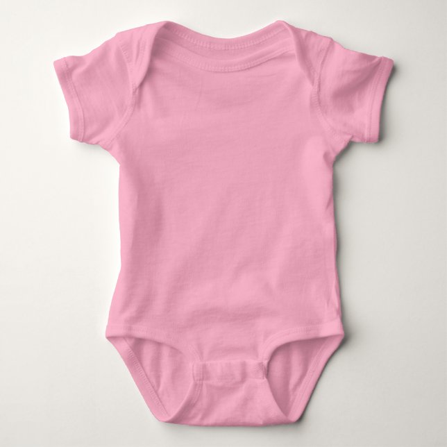 Body Para Bebê Criança: CREEPER (rosa) (Frente)