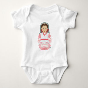 Body Para Bebê Criança da Croata Matryoshka