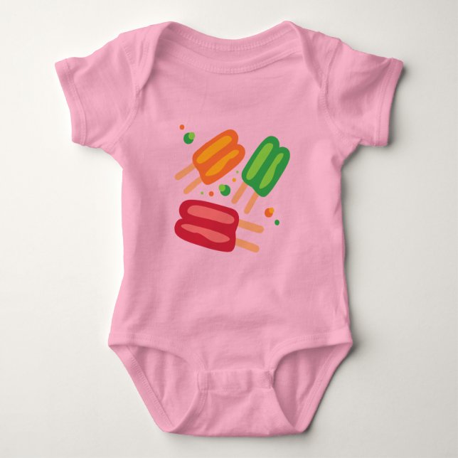 Body Para Bebê Criança de gelo T-Shirt (Frente)