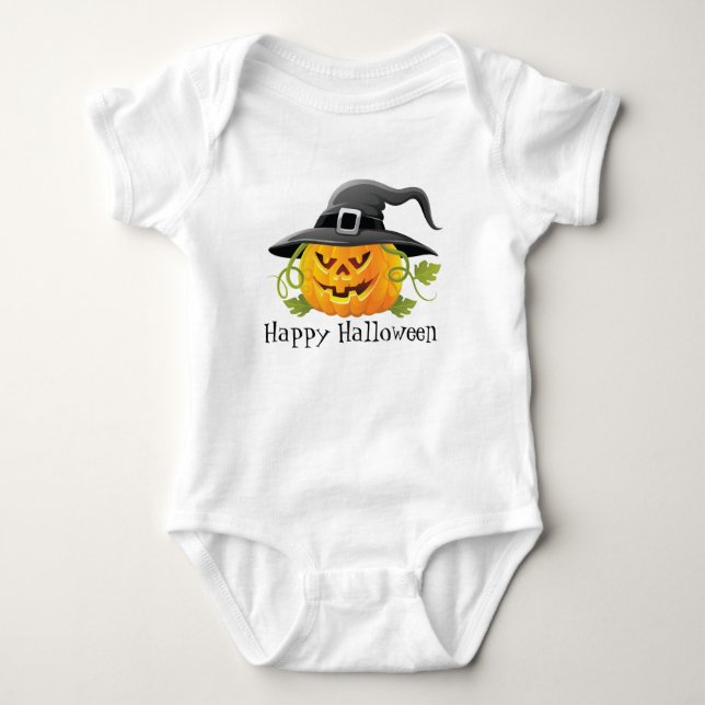 Body Para Bebê Criança de Halloween (Frente)