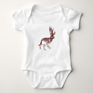 Body Para Bebê Criança de Jackalope um Bodysuit do Romper do beb