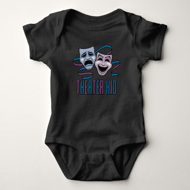 Body Para Bebê Criança de Teatro de Comédia e Tragédia (Frente)