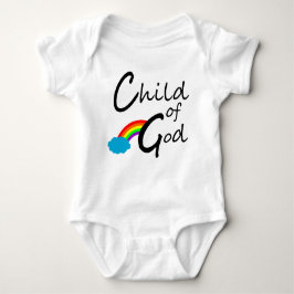 Body Para Bebê Criança do deus - Romper cristão do bebê
