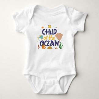Body Para Bebê Criança do Oceano