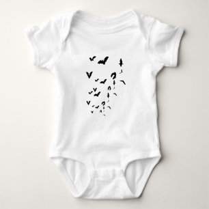 Body Para Bebê Criança dos bastões um Bodysuit do Creeper do
