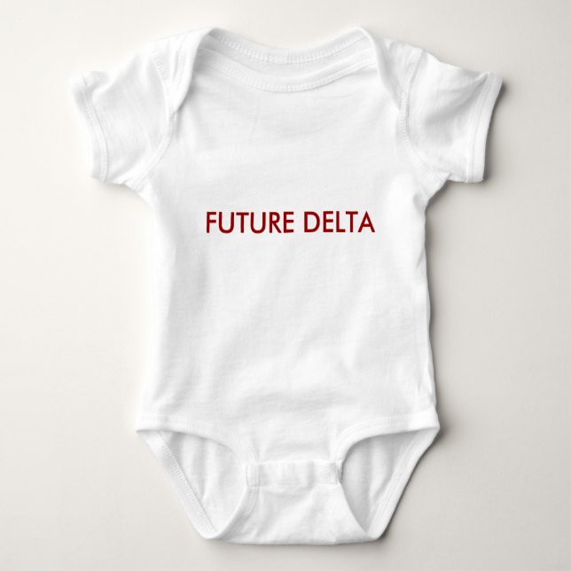 BODY PARA BEBÊ CRIANÇA FUTURA DO DELTA (Frente)