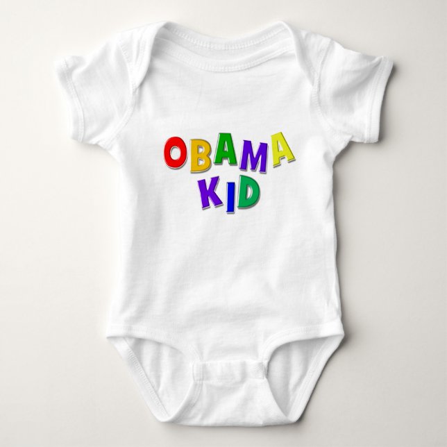 Body Para Bebê Criança Obama (Frente)