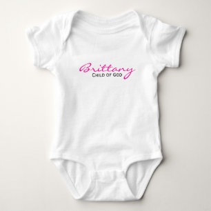 Body Para Bebê Criança Personalizada do Batismo de Deus Criador
