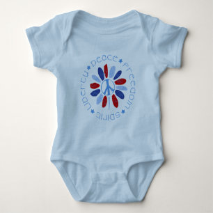 Body Para Bebê Crianças da Liberdade e T-shirts de Toddler