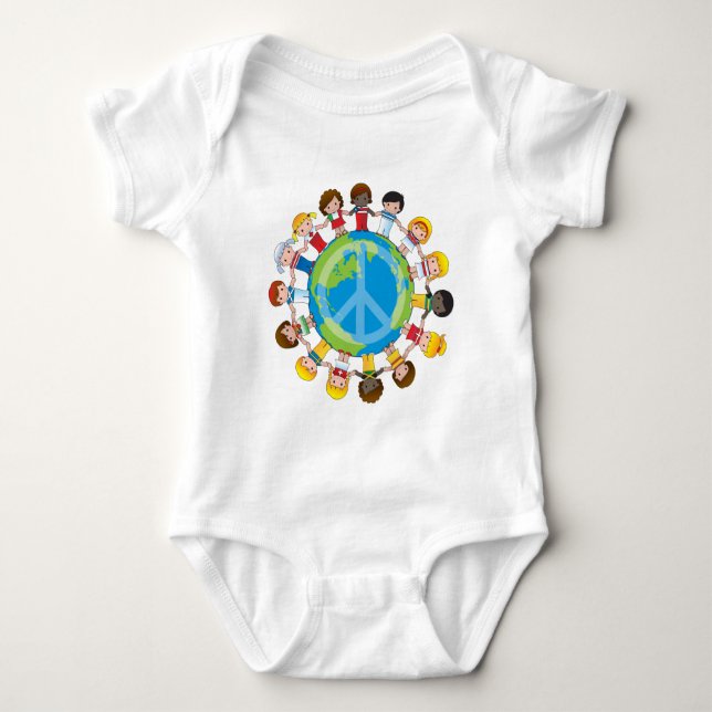 Body Para Bebê Crianças globais (Frente)