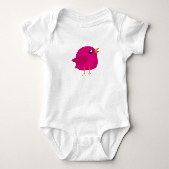 Body Para Bebê Crianças, passarinho fofo (Frente)