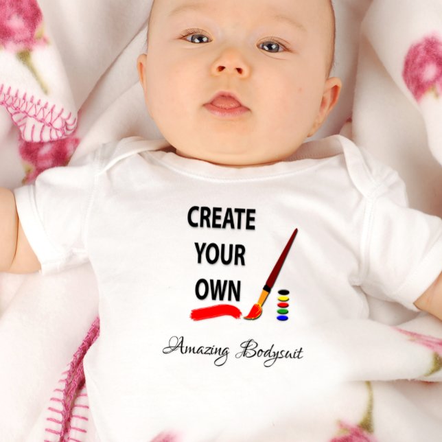 Body Para Bebê Criar Bebê, Foto, Texto / Personalizar (Criador carregado)