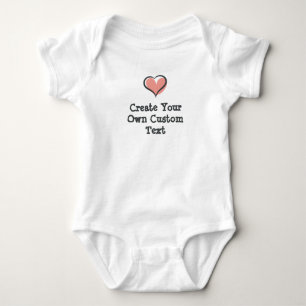 Body Para Bebê Criar seu próprio texto personalizado