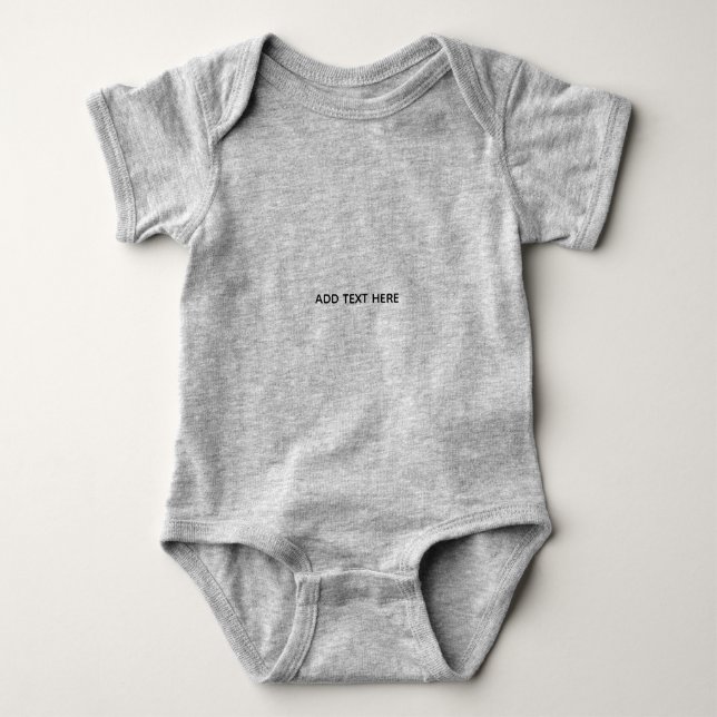 Body Para Bebê Crie seu próprio branco  (Frente)