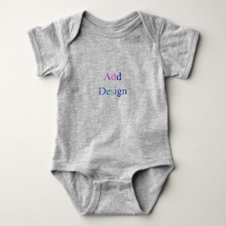 Body Para Bebê Crie seu próprio design personalizado preto
