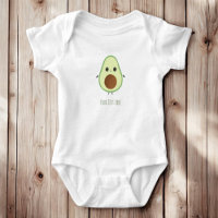 Crie seu próprio texto - Whimsical Kawaii Avocado