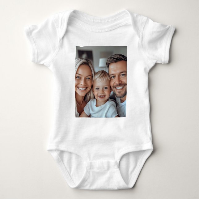 Body Para Bebê Crie Sua Própria Foto (Frente)