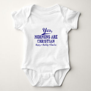 Body Para Bebê Cristão do Mormon