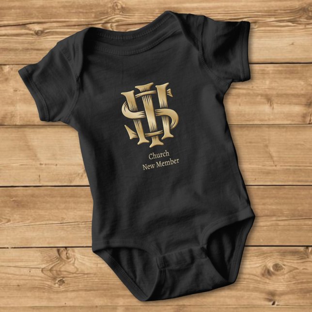 Body Para Bebê Cristograma IHS (Criador carregado)