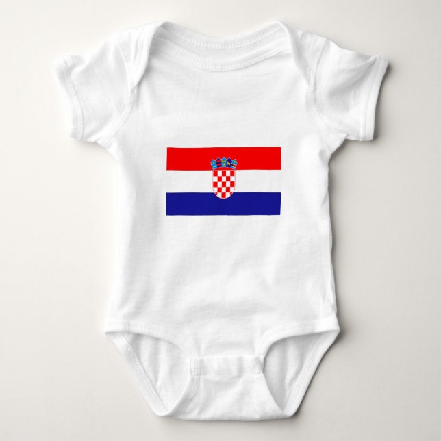 Body Para Bebê Croácia Hrvatska (Frente)