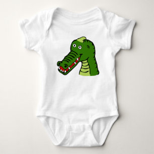 Body Para Bebê Crocodilo bonito