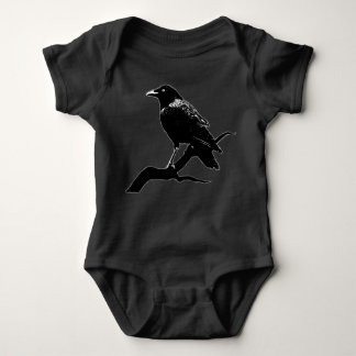 Body Para Bebê Crow (for dark backgrounds)